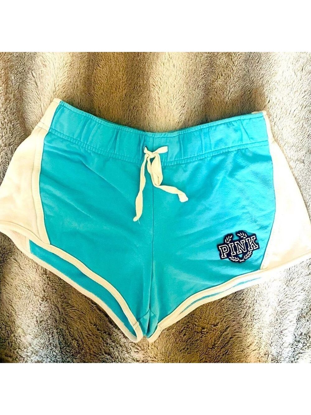 Y2K PINK light blue shorts size small
